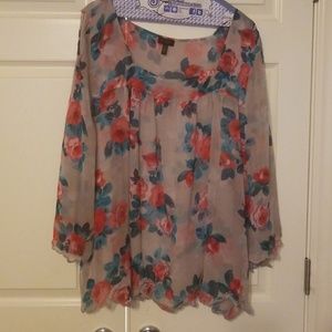 Jessica Simpson floral top